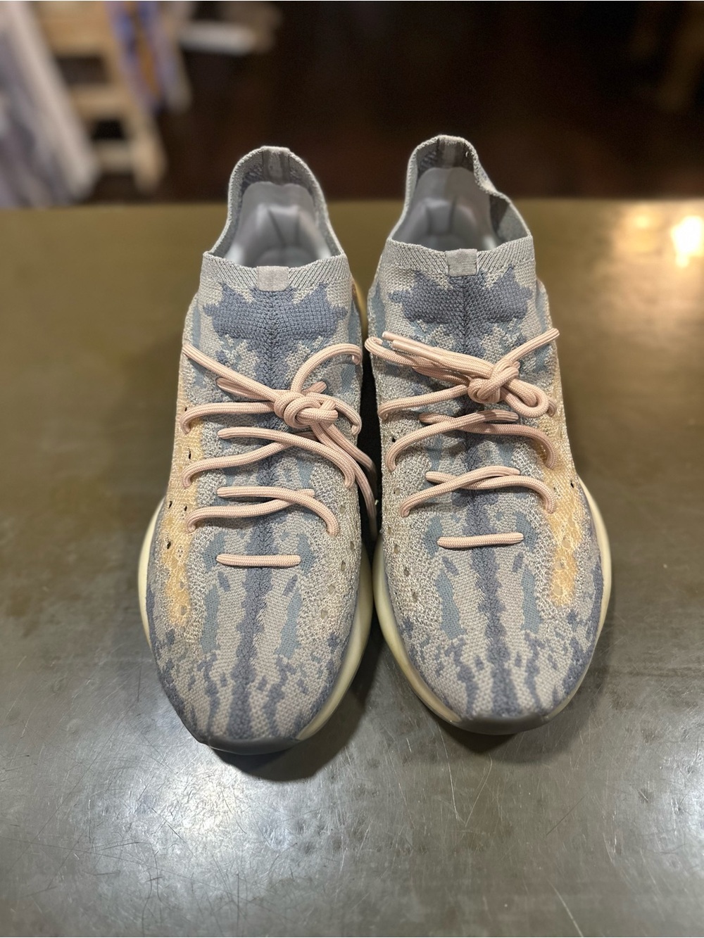 Yeezy 700 V3 Blue Camo - Light Gray & Pale with Cream Accents